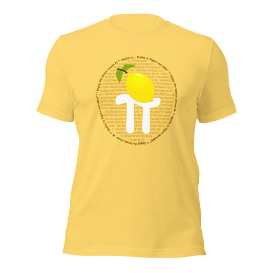 INTERNATIONAL Lemon Cream Pi Shirt