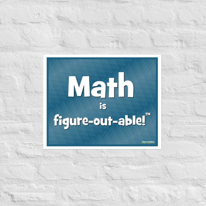 Math is Figure-out-able Poster
