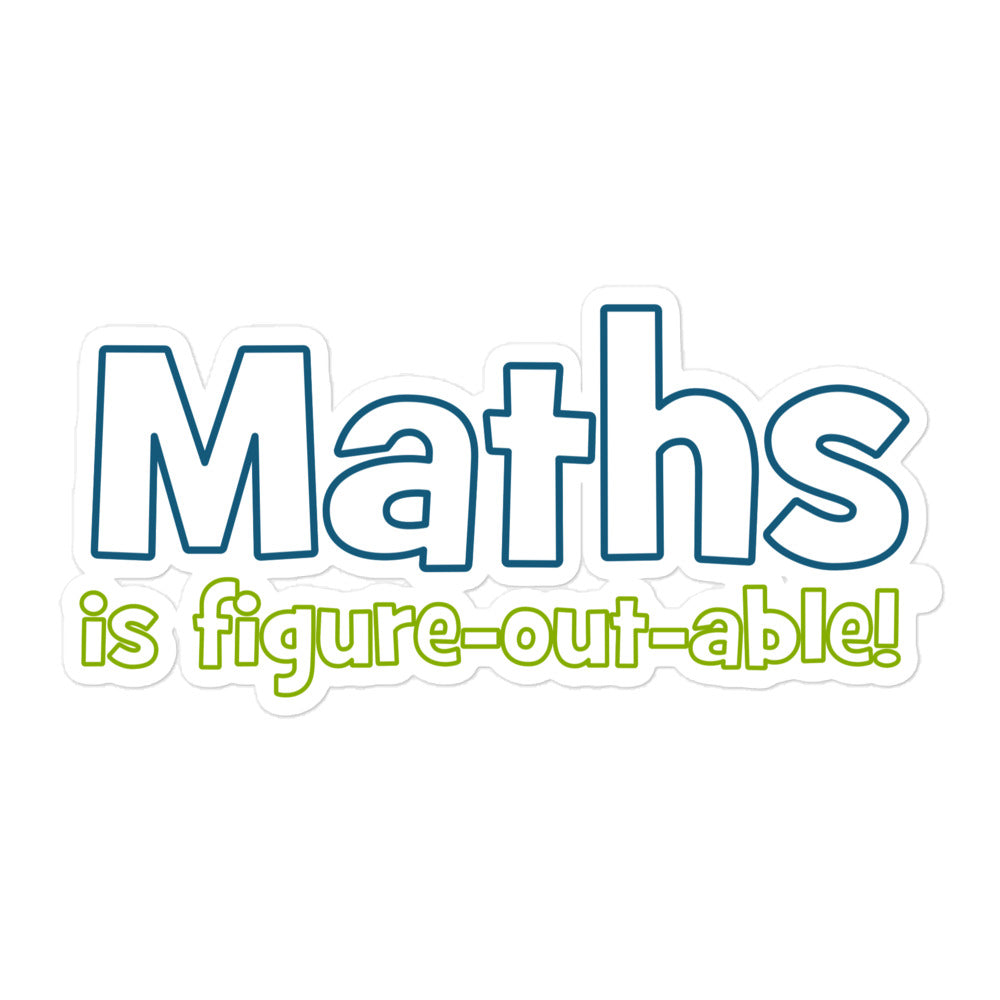 INTERNATIONAL Maths Bubble-free stickers