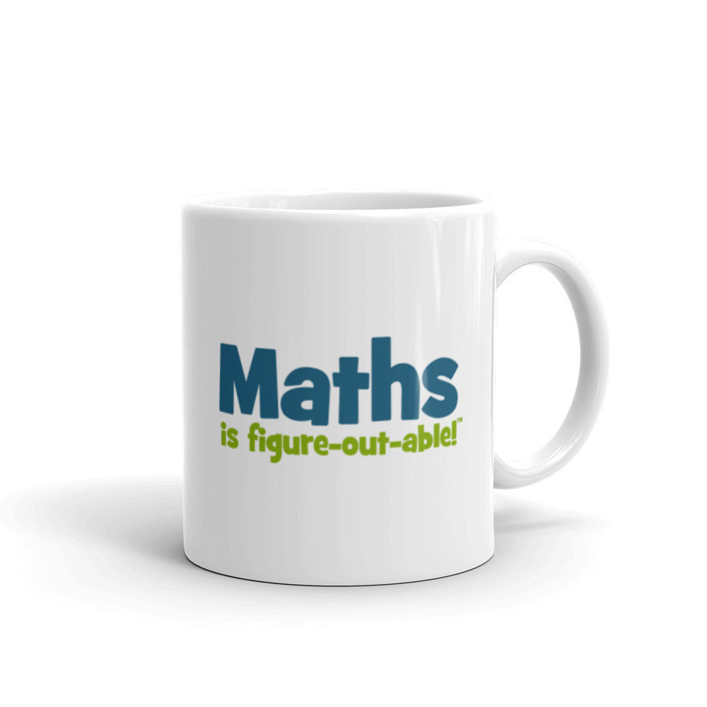 INTERNATIONAL Maths White glossy mug