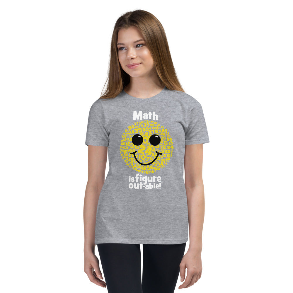 Math Smiley Youth T-Shirt