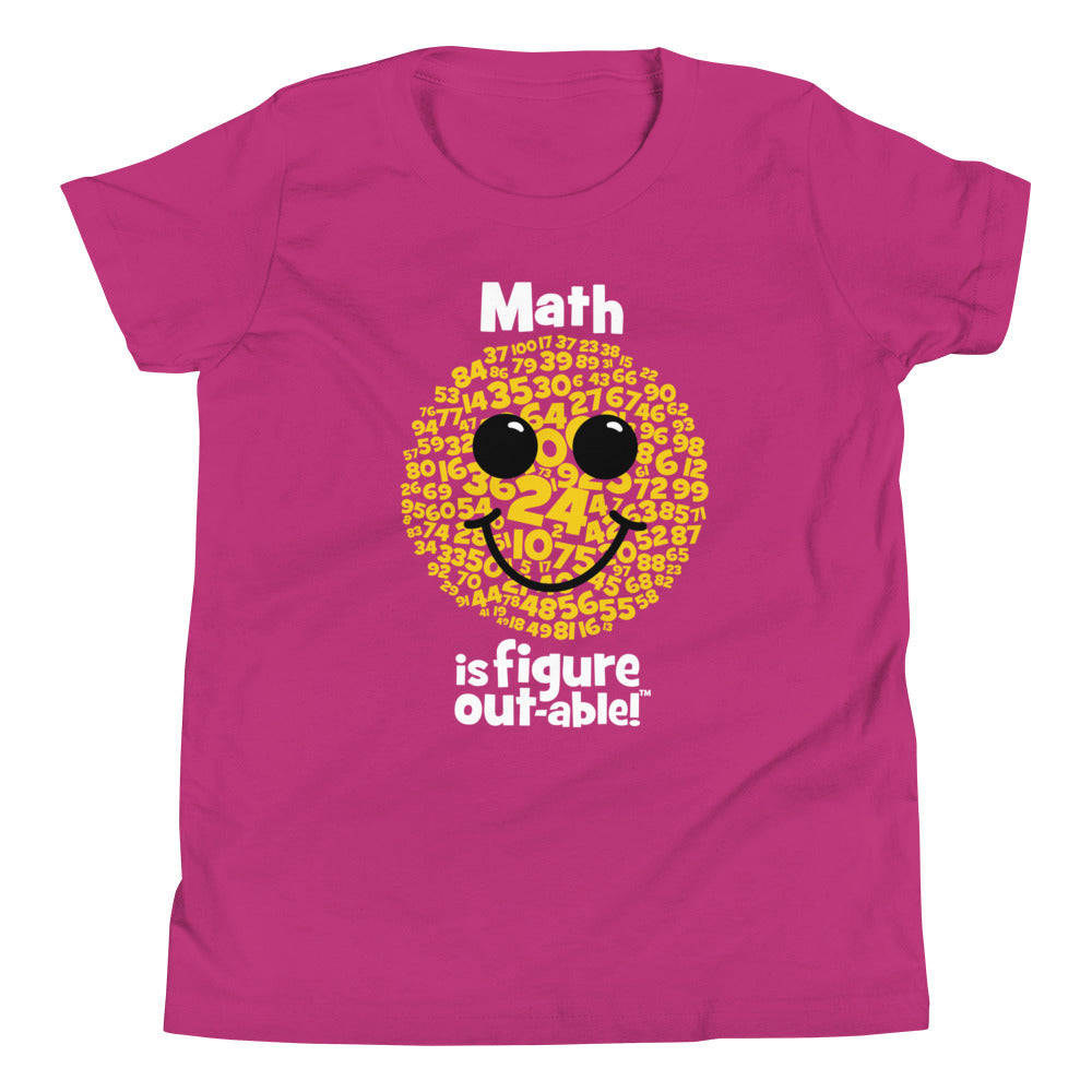Math Smiley Youth T-Shirt
